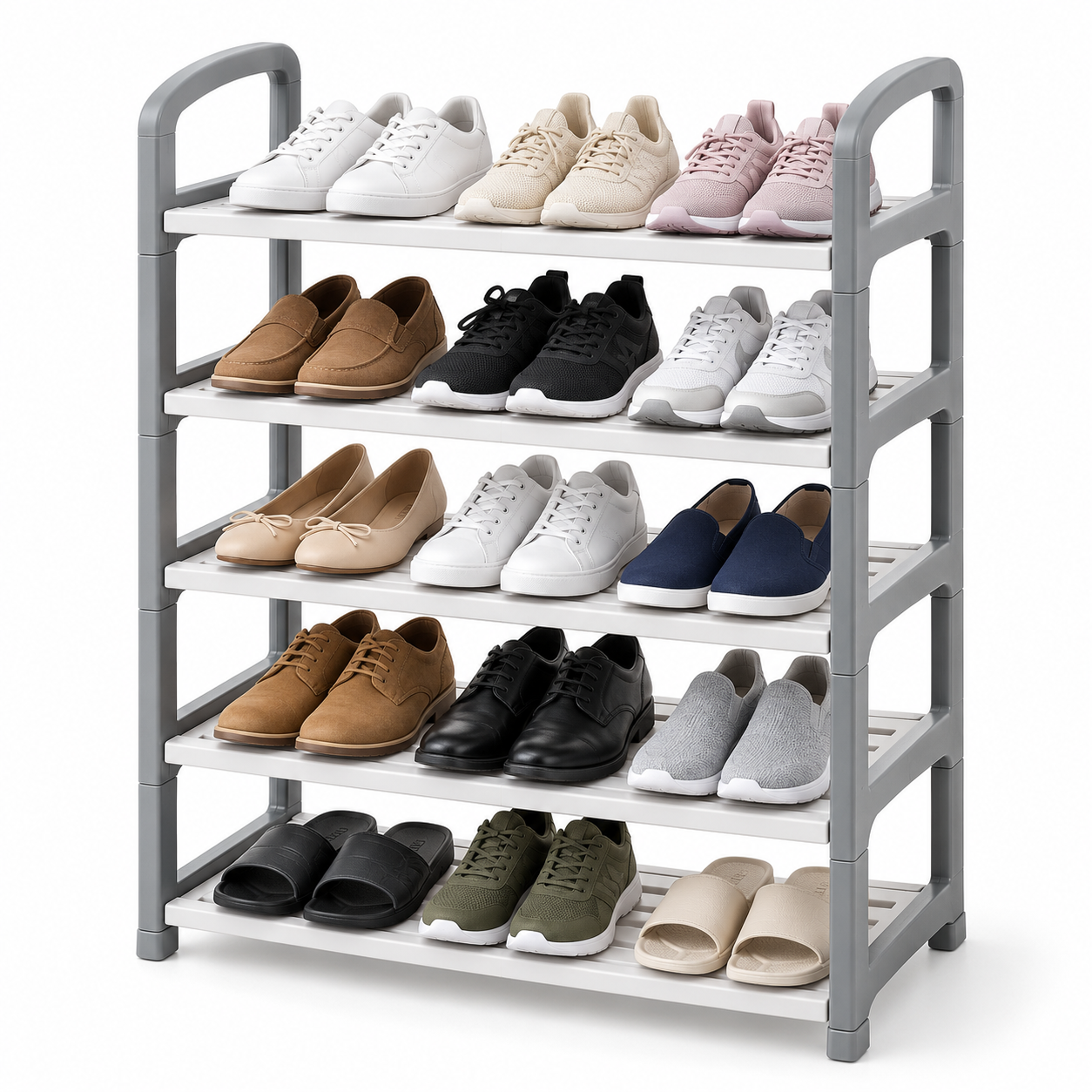 Plastic shoe rack product